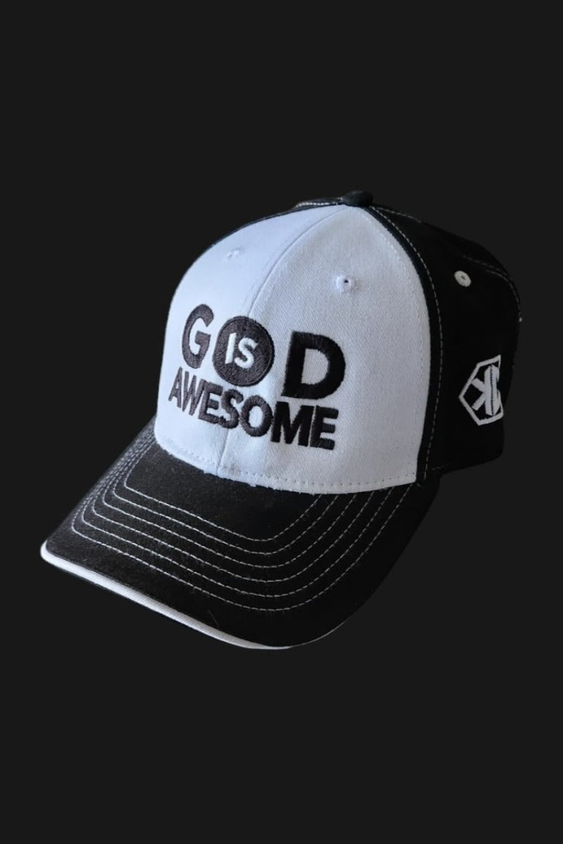 "God Is Awesome" Black & Grey Hat