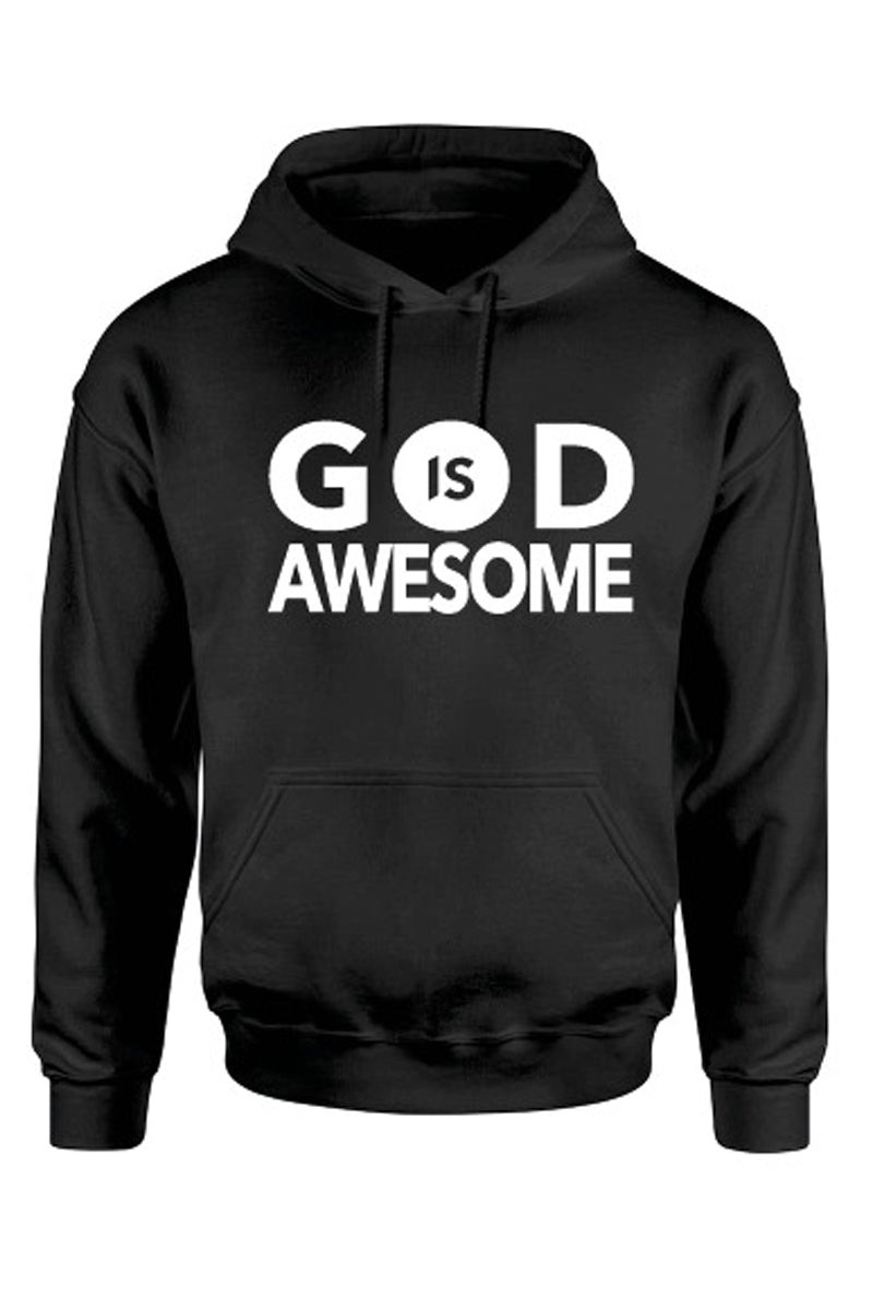 God Is Awesome Black Hoodie