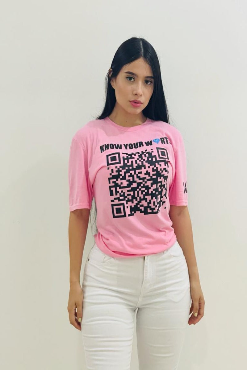 Know your Worth Pink Tee